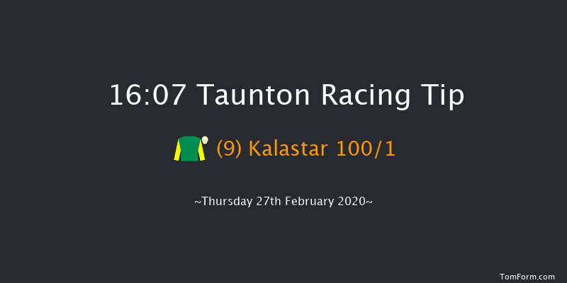 Taunton Racecourse 'Grassroots' Open Hunters' Chase Taunton 16:07 Hunter Chase (Class 6) 16f Sun 2nd Feb 2020