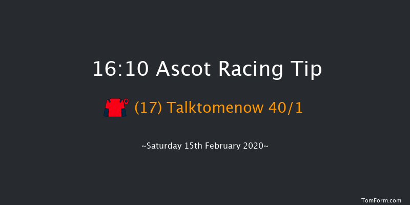 Ascot Local Sports & Social Clubs Handicap Hurdle Ascot 16:10 Handicap Hurdle (Class 3) 24f Sat 18th Jan 2020