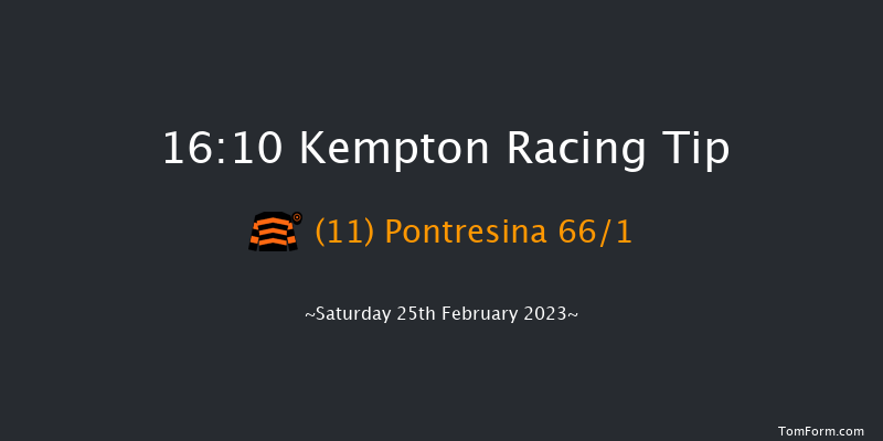 Kempton 16:10 Handicap Hurdle (Class 3) 21f Wed 22nd Feb 2023
