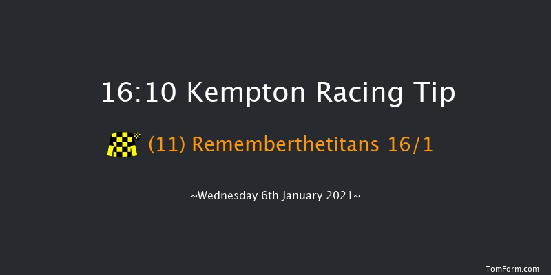 Racing TV Classified Stakes (Div 2) Kempton 16:10 Stakes (Class 6) 8f Sun 27th Dec 2020