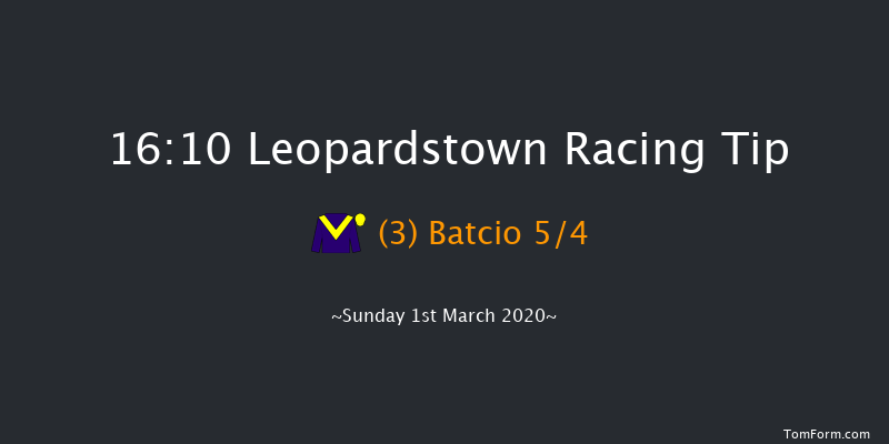 Irish Stallion Farms EBF Rated Novice Chase Leopardstown 16:10 Novices Chase 17f Sun 2nd Feb 2020
