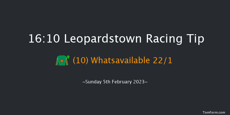 Leopardstown 16:10 Handicap Hurdle 16f Sat 4th Feb 2023