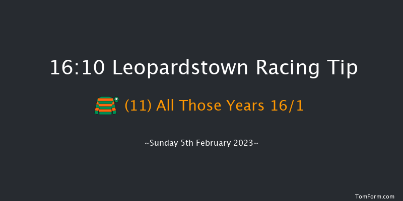 Leopardstown 16:10 Handicap Hurdle 16f Sat 4th Feb 2023