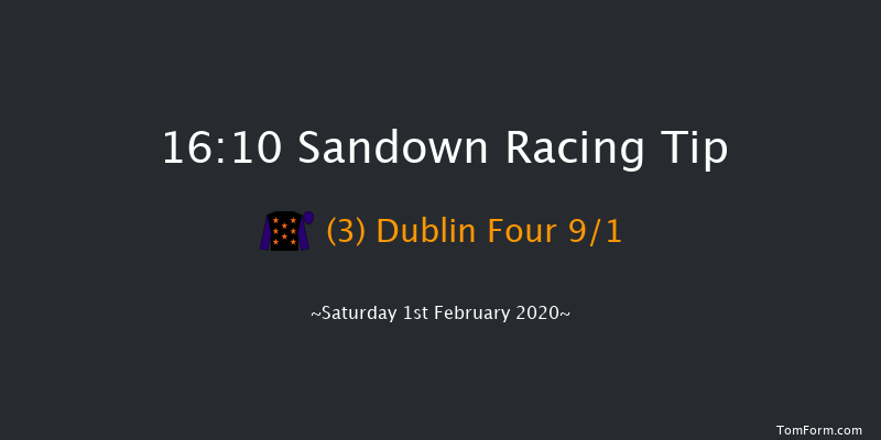 Sandown 16:10 Handicap Hurdle (Class 3) 20f Sat 4th Jan 2020