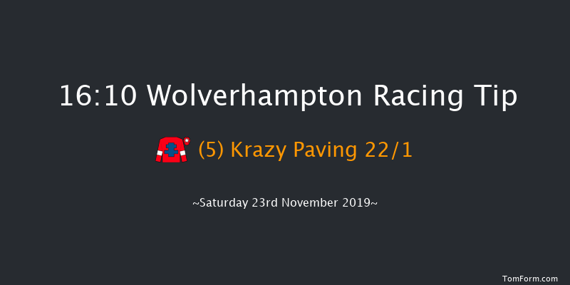 Wolverhampton 16:10 Handicap (Class 6) 6f Mon 18th Nov 2019