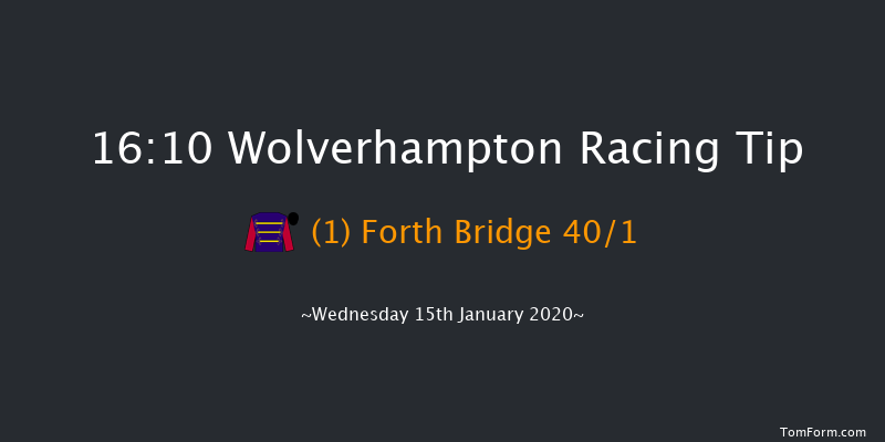 Wolverhampton 16:10 Handicap (Class 4) 16f Mon 13th Jan 2020