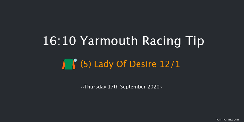 British EBF Fillies' Novice Stakes (Plus 10/GBB Race) Yarmouth 16:10 Stakes (Class 5) 6f Wed 16th Sep 2020