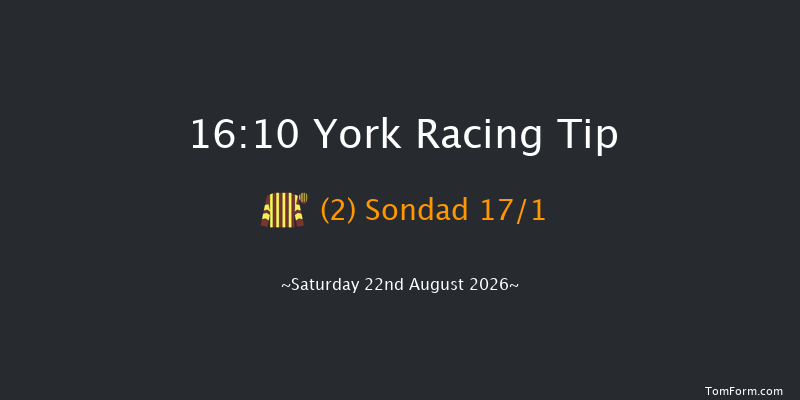 York 16-10 (Class 2) 6f Fri 21st Aug 2026
