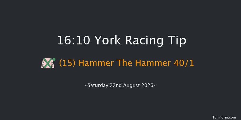 York 16-10 (Class 2) 6f Fri 21st Aug 2026