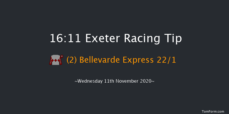 Every Race Live On Racing TV Mares' Novices' Hurdle (GBB Race) Exeter 16:11 Novices Hurdle (Class 4) 18f Tue 3rd Nov 2020