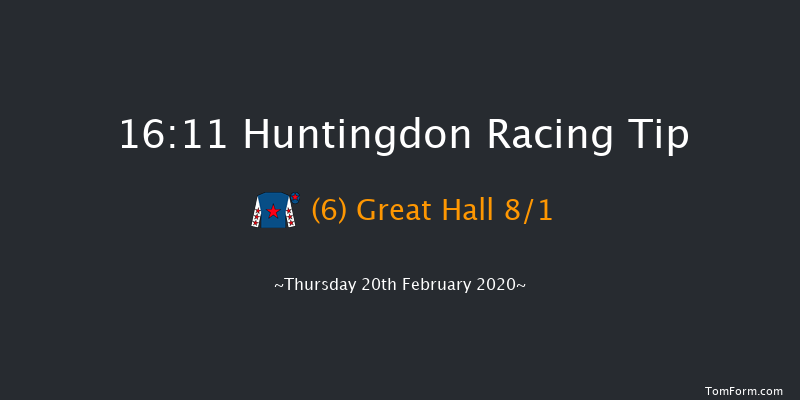 Heed Your Hunch At Betway Handicap Hurdle Huntingdon 16:11 Handicap Hurdle (Class 4) 16f Thu 6th Feb 2020