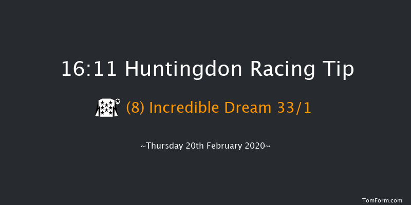 Heed Your Hunch At Betway Handicap Hurdle Huntingdon 16:11 Handicap Hurdle (Class 4) 16f Thu 6th Feb 2020