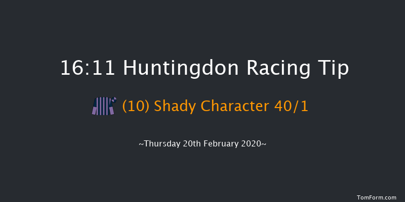 Heed Your Hunch At Betway Handicap Hurdle Huntingdon 16:11 Handicap Hurdle (Class 4) 16f Thu 6th Feb 2020