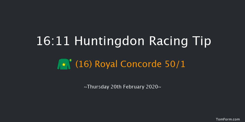 Heed Your Hunch At Betway Handicap Hurdle Huntingdon 16:11 Handicap Hurdle (Class 4) 16f Thu 6th Feb 2020
