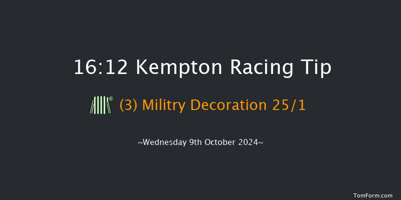 Kempton  16:12 Handicap (Class 6) 12f Wed 2nd Oct 2024