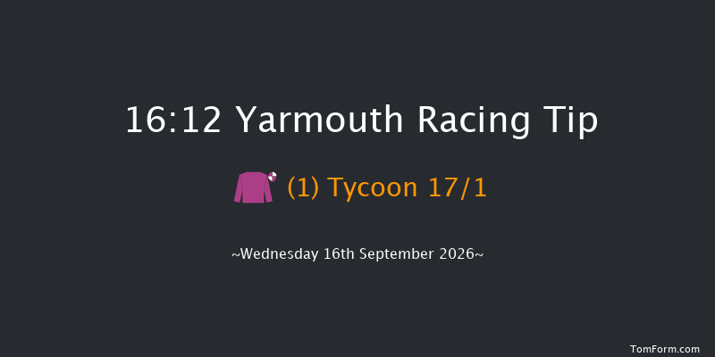 Yarmouth 16-12 (Class 3) 9f Tue 15th Sep 2026