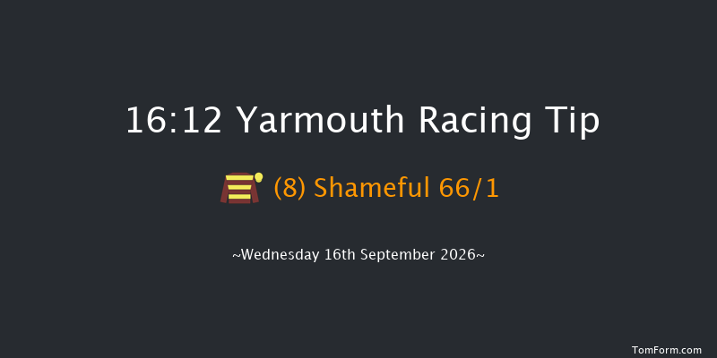 Yarmouth 16-12 (Class 3) 9f Tue 15th Sep 2026