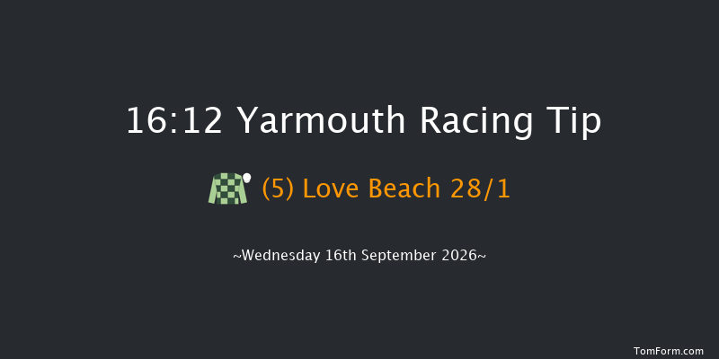Yarmouth 16-12 (Class 3) 9f Tue 15th Sep 2026