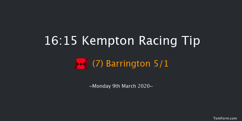 Every Race Live On Racing TV Handicap Kempton 16:15 Handicap (Class 4) 6f Wed 4th Mar 2020