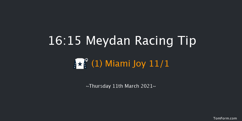 Mina By Azizi Conditions Stakes Meydan 16:15 1m 7 run Mina By Azizi Conditions Stakes Sat 6th Mar 2021