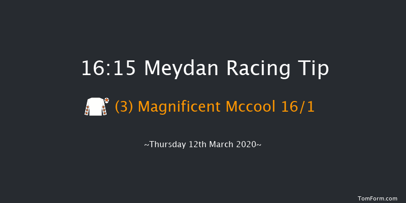 Longines Master Collection Handicap Meydan 16:15 1m 11 run Longines Master Collection Handicap Sat 7th Mar 2020