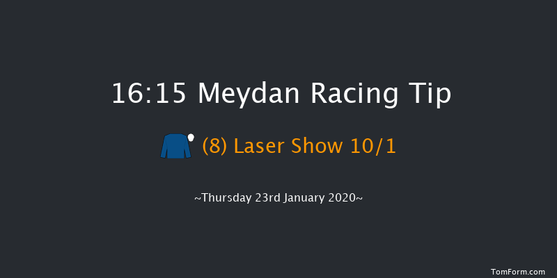 Meydan 16:15 1m 1f 15 run Al Bastakiya Trial Sponsored By Hamdan Bin Mohammed Cruise Terminal Conditions Stakes - Dirt Sat 18th Jan 2020
