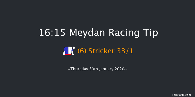 Meydan 16:15 1m 9 run Mina Hamriya Handicap - Dirt Thu 23rd Jan 2020