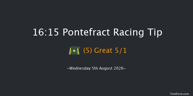 Pontefract 16-15 (Class 5) 5f Sun 26th Jul 2026