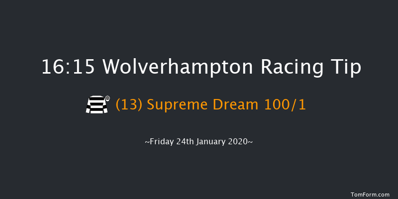 Wolverhampton 16:15 Handicap (Class 6) 10f Mon 20th Jan 2020