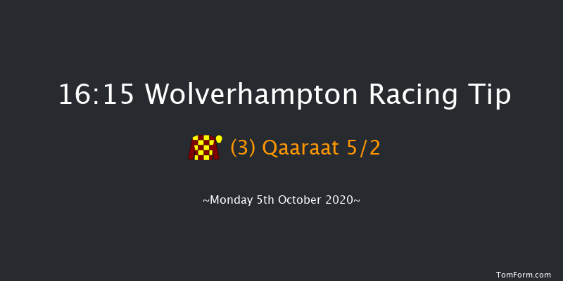 Visit attheraces.com Handicap Wolverhampton 16:15 Handicap (Class 6) 5f Sat 3rd Oct 2020