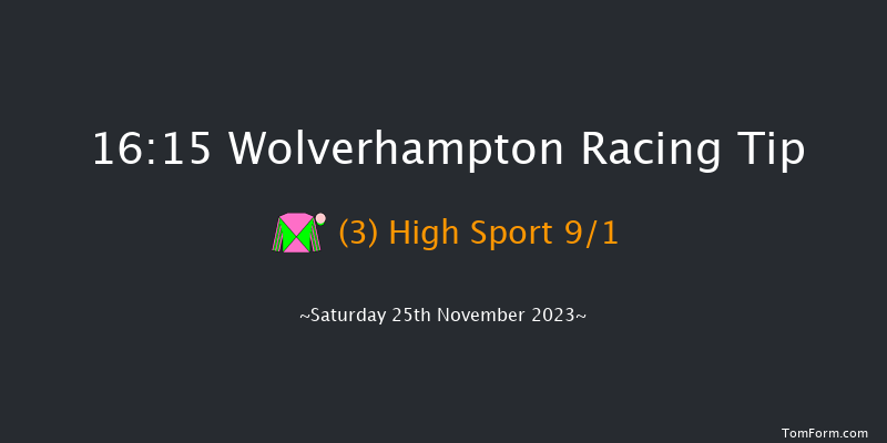 Wolverhampton 16:15 Handicap (Class 6) 7f Thu 23rd Nov 2023
