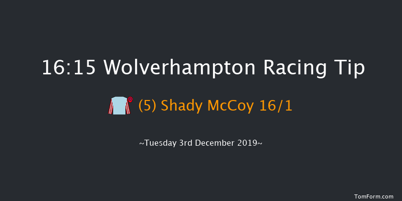 Wolverhampton 16:15 Claimer (Class 6) 7f Mon 2nd Dec 2019