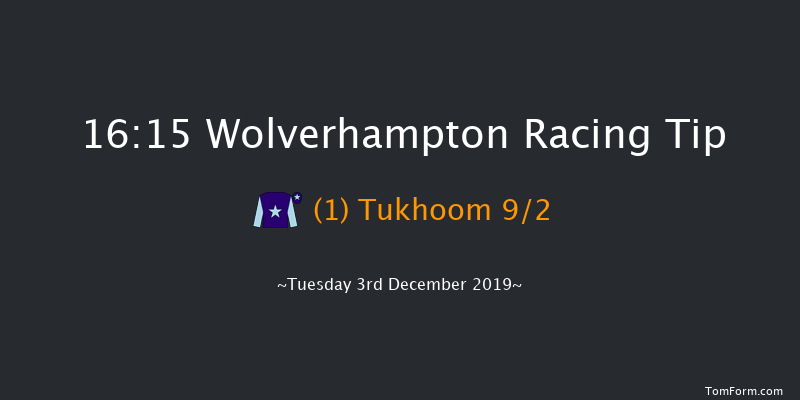 Wolverhampton 16:15 Claimer (Class 6) 7f Mon 2nd Dec 2019