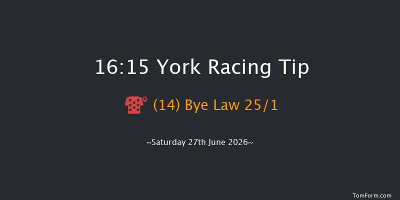 York 16-15 (Class 4) 6f Sat 13th Jun 2026