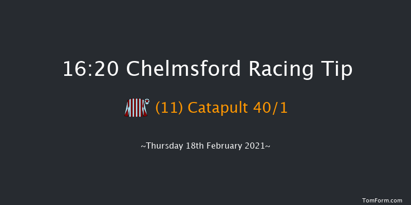 tote Placepot Your First Bet Apprentice Handicap Chelmsford 16:20 Handicap (Class 6) 5f Fri 12th Feb 2021