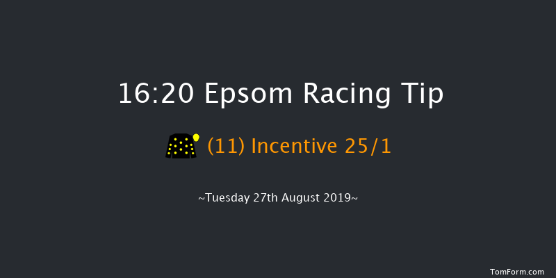 Epsom 16:20 Handicap (Class 4) 7f Mon 26th Aug 2019