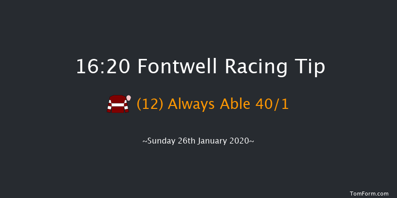 Fontwell 16:20 Maiden Hurdle (Class 4) 19f Thu 26th Dec 2019