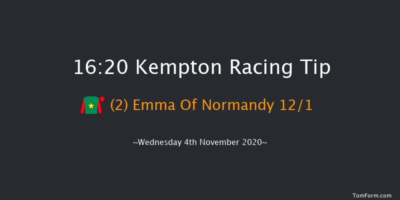 Unibet/British Stallion Studs EBF Fillies' Novice Auction Stakes (Plus 10/GBB Race) Kempton 16:20 Stakes (Class 5) 8f Mon 2nd Nov 2020