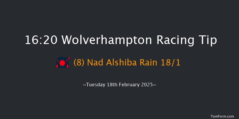 Wolverhampton  16:20 Stakes (Class 4) 6f Mon 17th Feb 2025