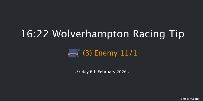 Wolverhampton 16-22 (Class 2) 16f Tue 3rd Feb 2026