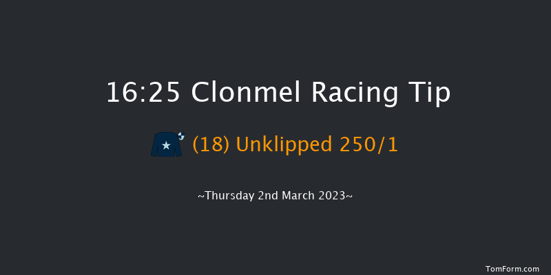 Clonmel 16:25 Maiden Hurdle 19f Thu 16th Feb 2023