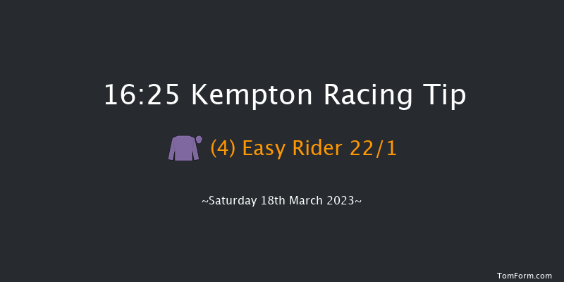 Kempton 16:25 Maiden Hurdle (Class 4) 21f Wed 15th Mar 2023