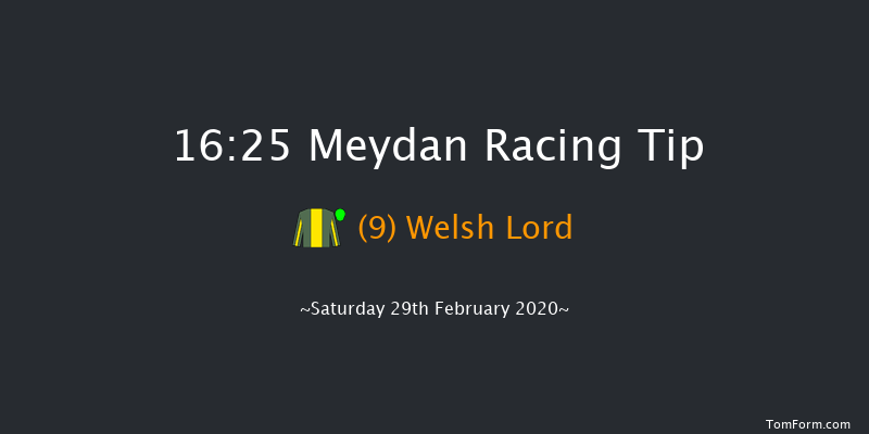 Mirage Handicap - Dirt Meydan 16:25 1m 1f 12 run Mirage Handicap - Dirt Thu 27th Feb 2020