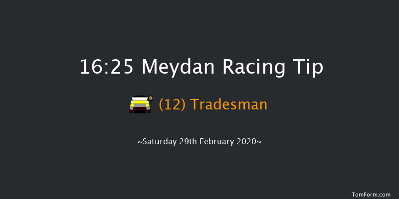 Mirage Handicap - Dirt Meydan 16:25 1m 1f 12 run Mirage Handicap - Dirt Thu 27th Feb 2020