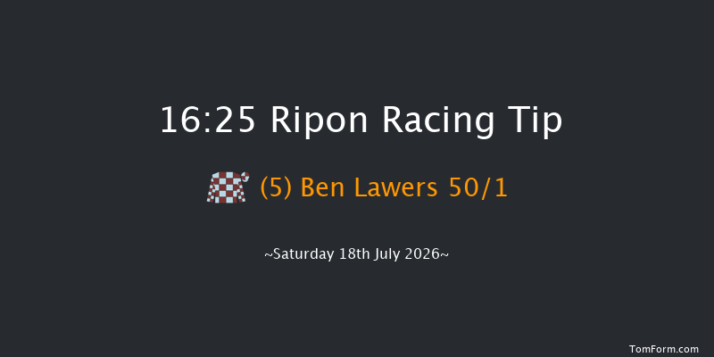 Ripon 16-25 (Class 4) 8f Mon 6th Jul 2026