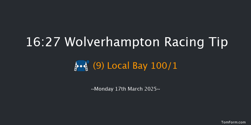 Wolverhampton  16:27 Handicap (Class 4) 9f Sat 15th Mar 2025