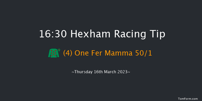 Hexham 16:30 Handicap Hurdle (Class 5) 23f Wed 7th Dec 2022