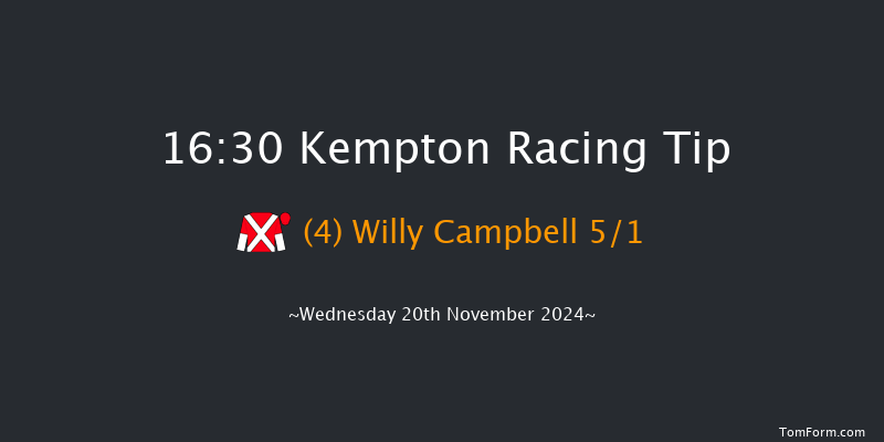 Kempton  16:30 Handicap (Class 5) 8f  Mon 11th Nov 2024