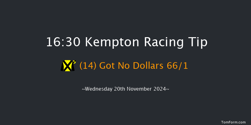Kempton  16:30 Handicap (Class 5) 8f  Mon 11th Nov 2024