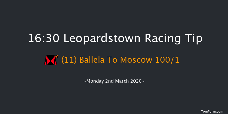 'Club 30 Membership' Flat Race Leopardstown 16:30 NH Flat Race 16f Sun 1st Mar 2020